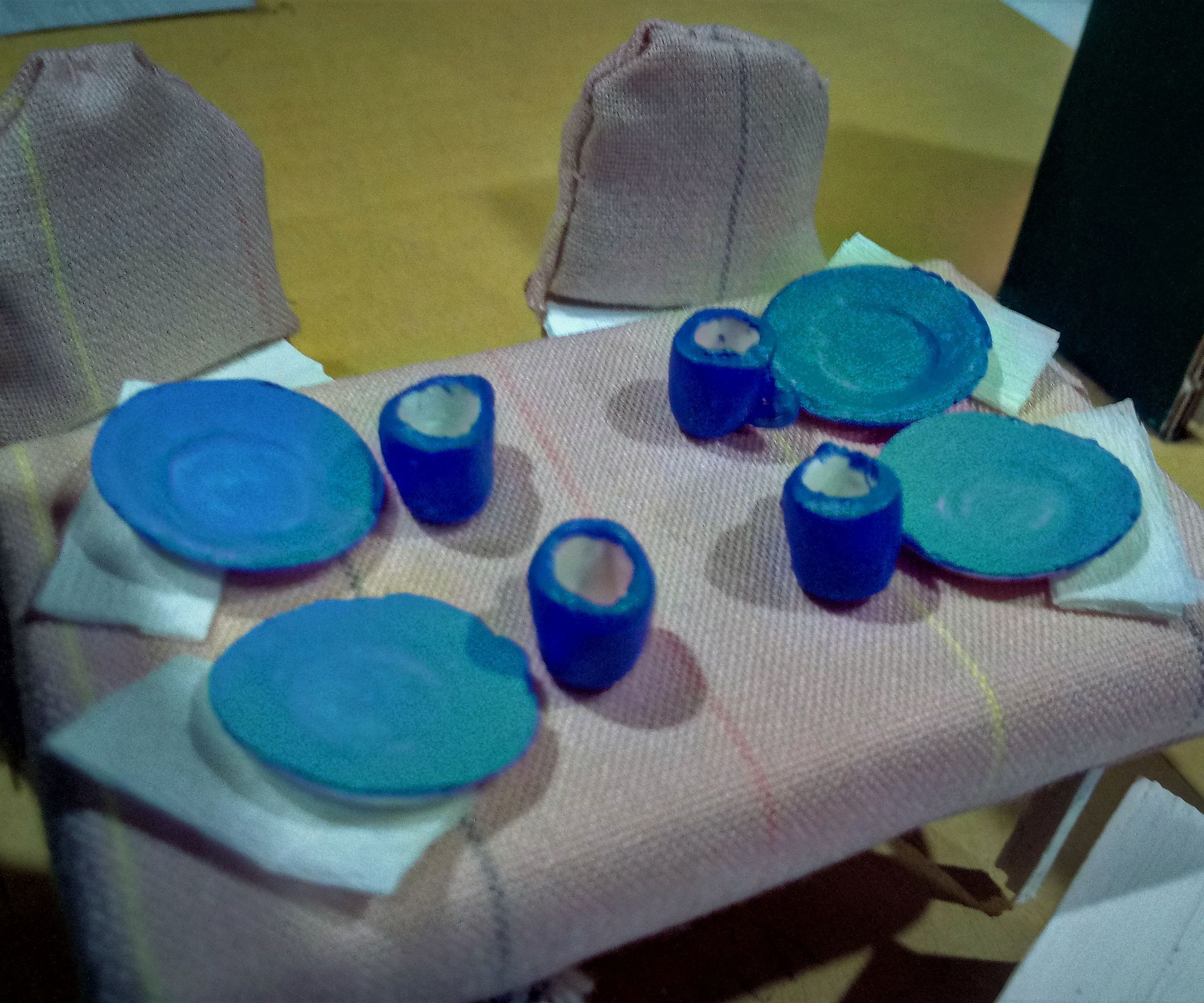 Miniature Plates and Cups 