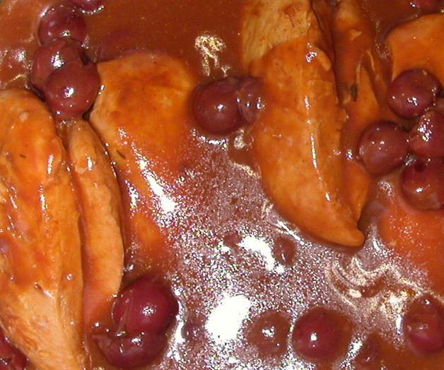 Chicken Cherry in 4 Easy Steps