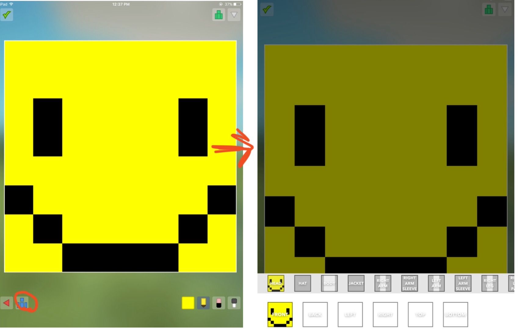 How to Make Your Own Minecraft PE Skin! 8 Steps Instructables