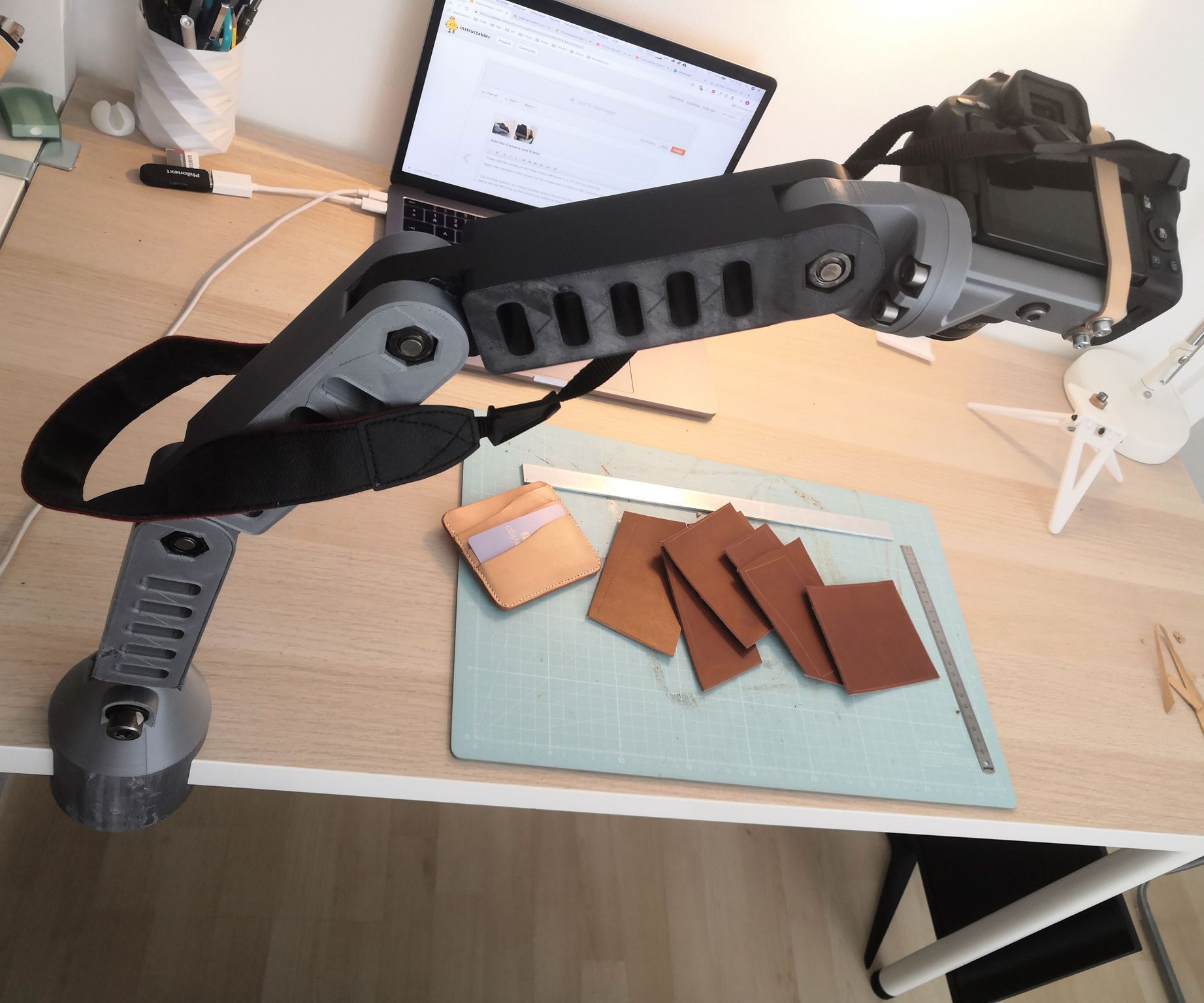 Sturdy But Adjustable Camera Holder