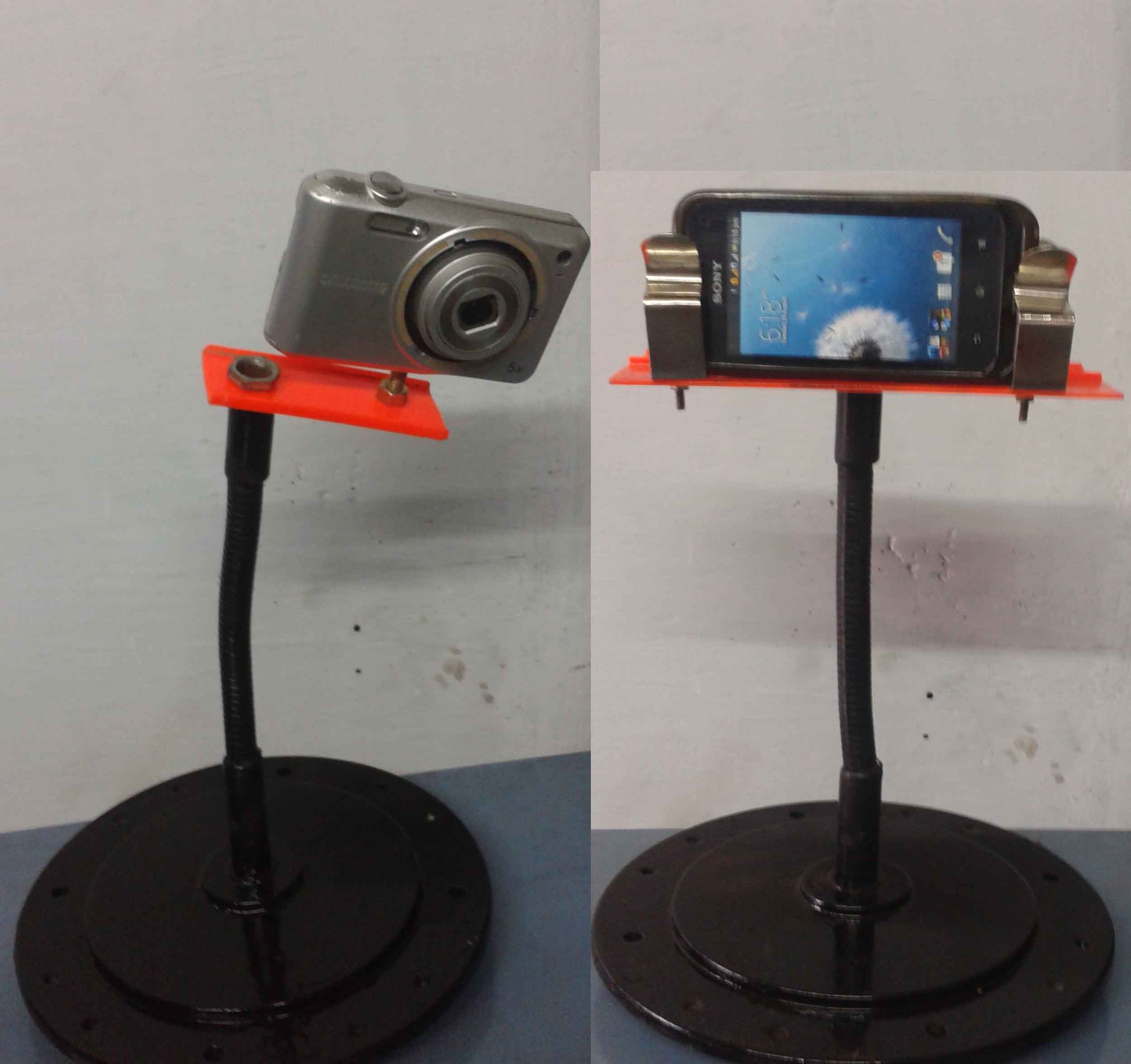 DIY FLEXIBLE & ROTATABLE STAND FOR ( SMARTPHONE/DIGITAL CAMERA)
