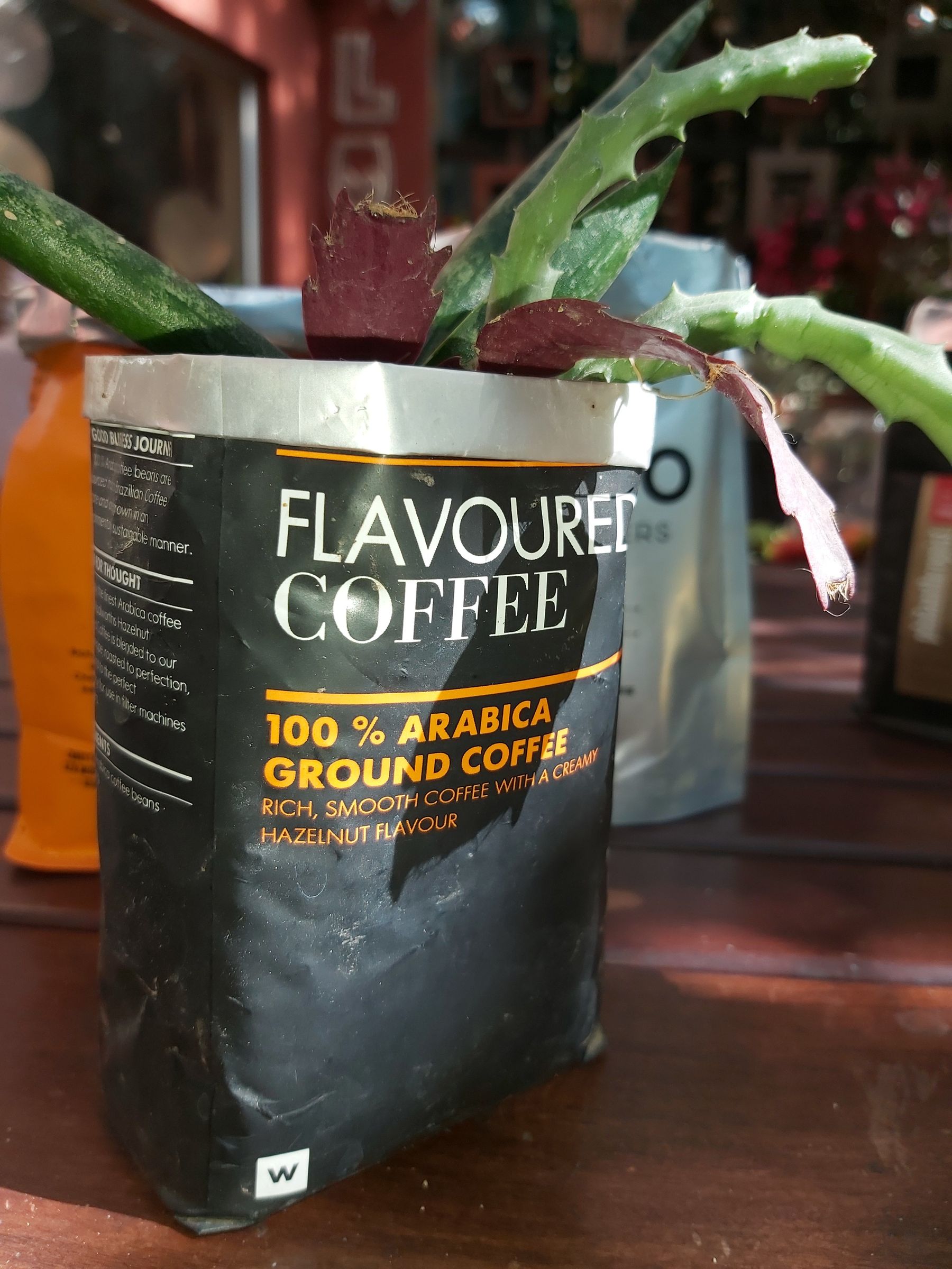 Recycle Coffee Bags Into.table Decor...gifts... Place Markers at