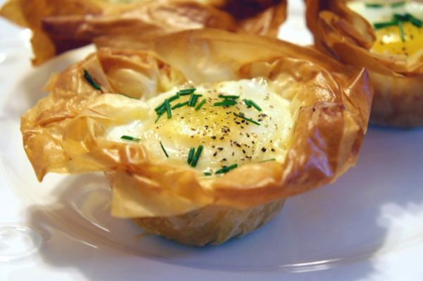 Egg in a Basket with Shiitake Mushrooms