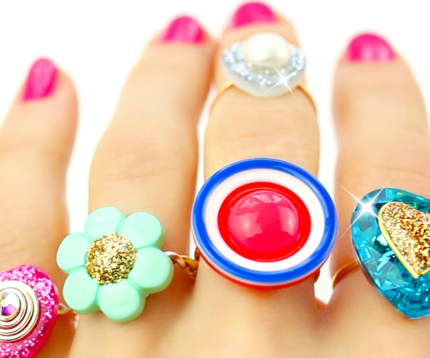 5 DIY Rings - Easy Adjustable Button Rings