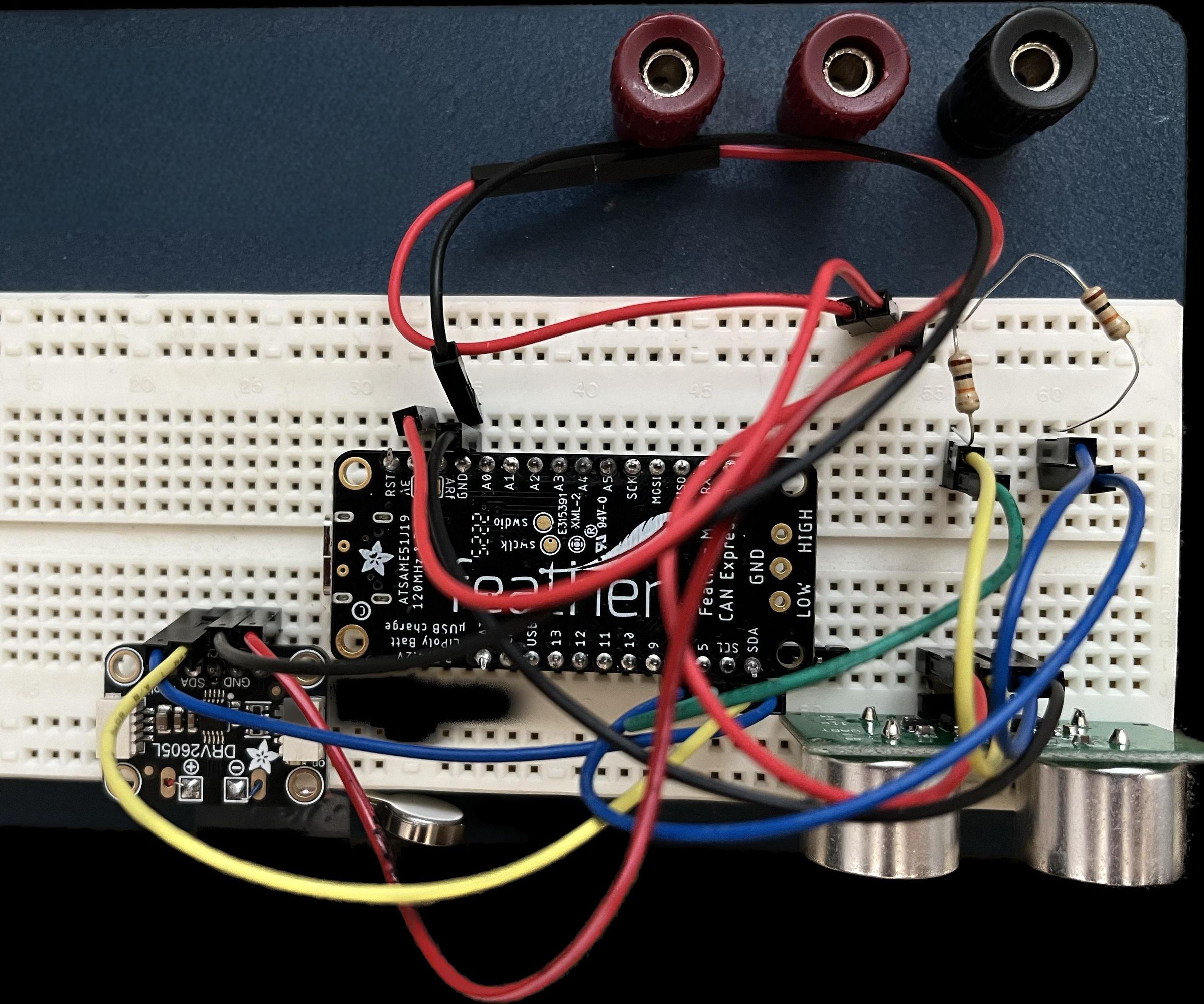 Ultrasonic Sensor With Haptic Feedback