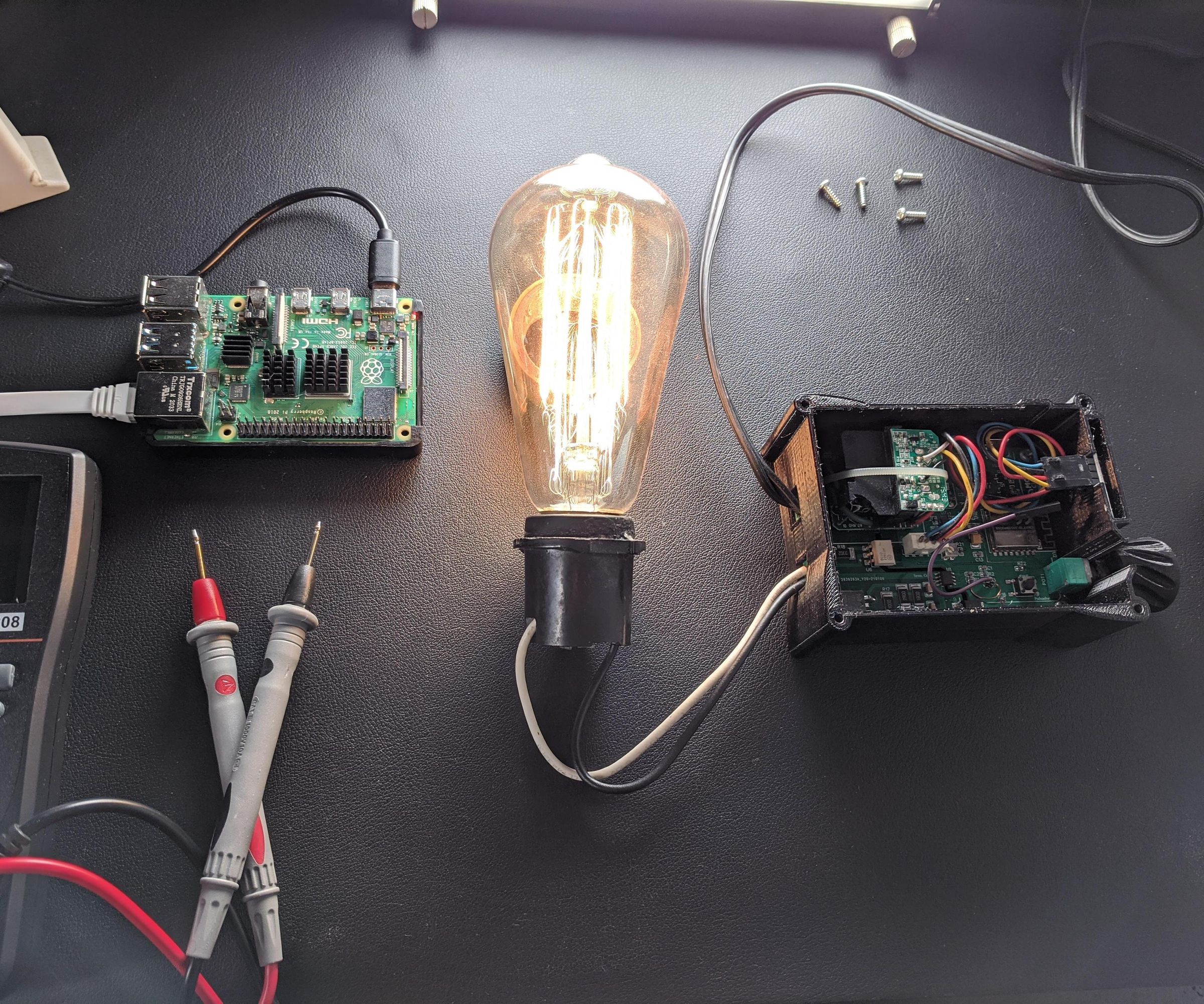 AC Dimmer for Lighting and Motors W/ Raspberry Pi + Home Assistant + ESP8266