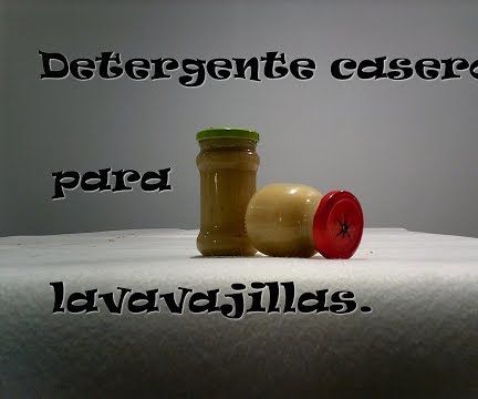 Detergente Para Lavavajillas Casero