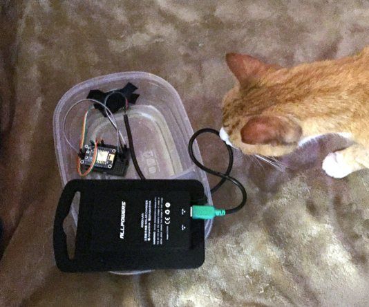 The Cat Has Left the Building - ESP8266 PIR Monitor