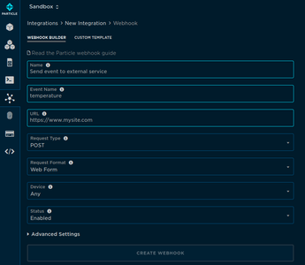 Creating Webhooks