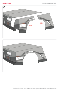 DeLorean BTTF Inspired Papercraft