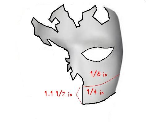 Half Mask Template