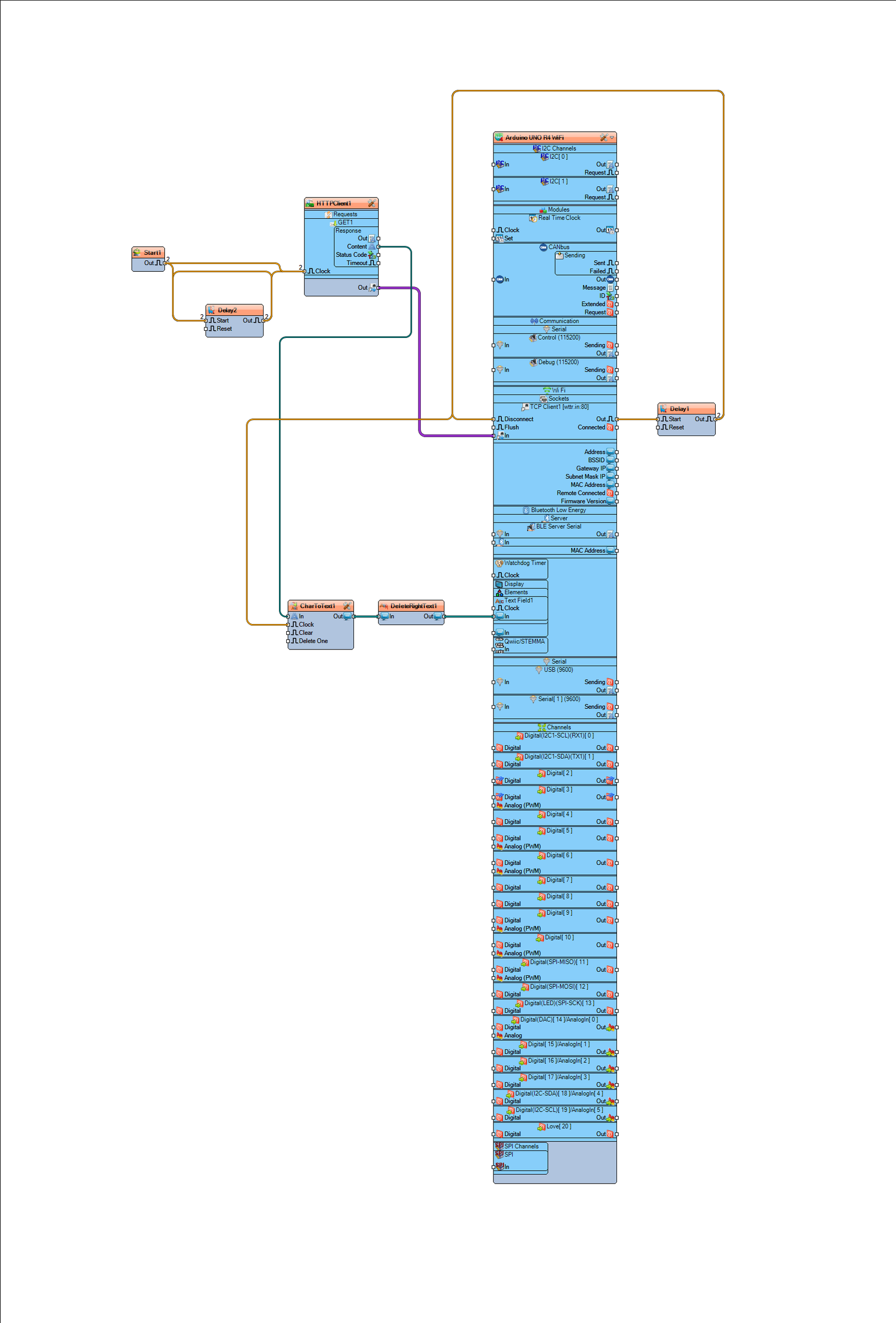 In Visuino Connect Components photo 3
