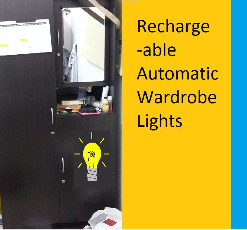 Rechargeable Automatic Wardrobe Lights 5 Steps (with Pictures