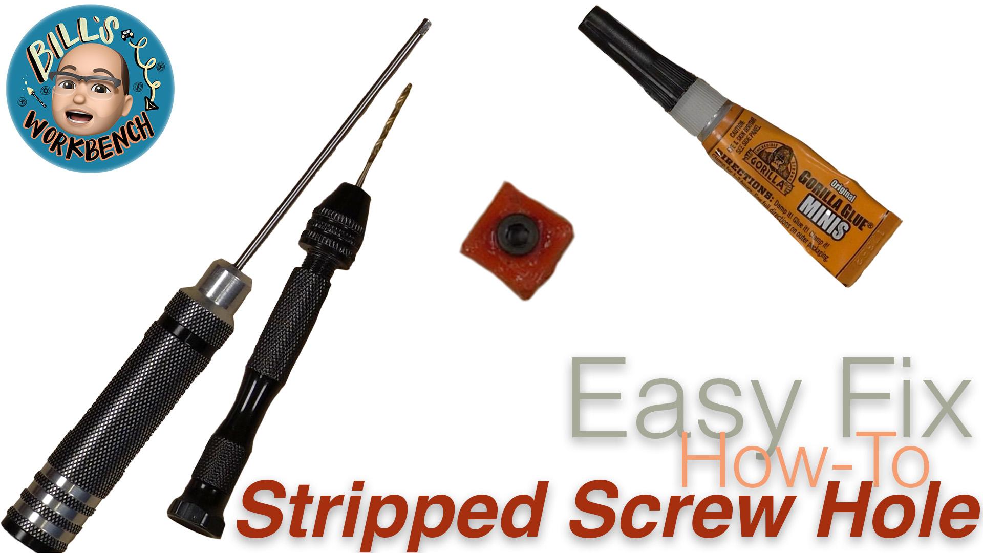 3 Steps to Fix a Stripped Screw Hole in Plastic 3 Steps Instructables