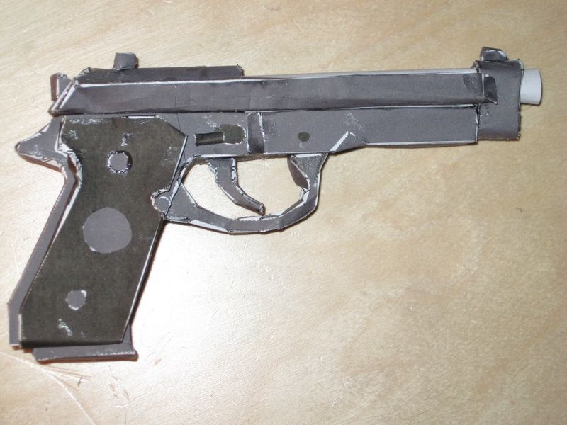 How to Make a Paper Model Gun! : 10 Steps - Instructables