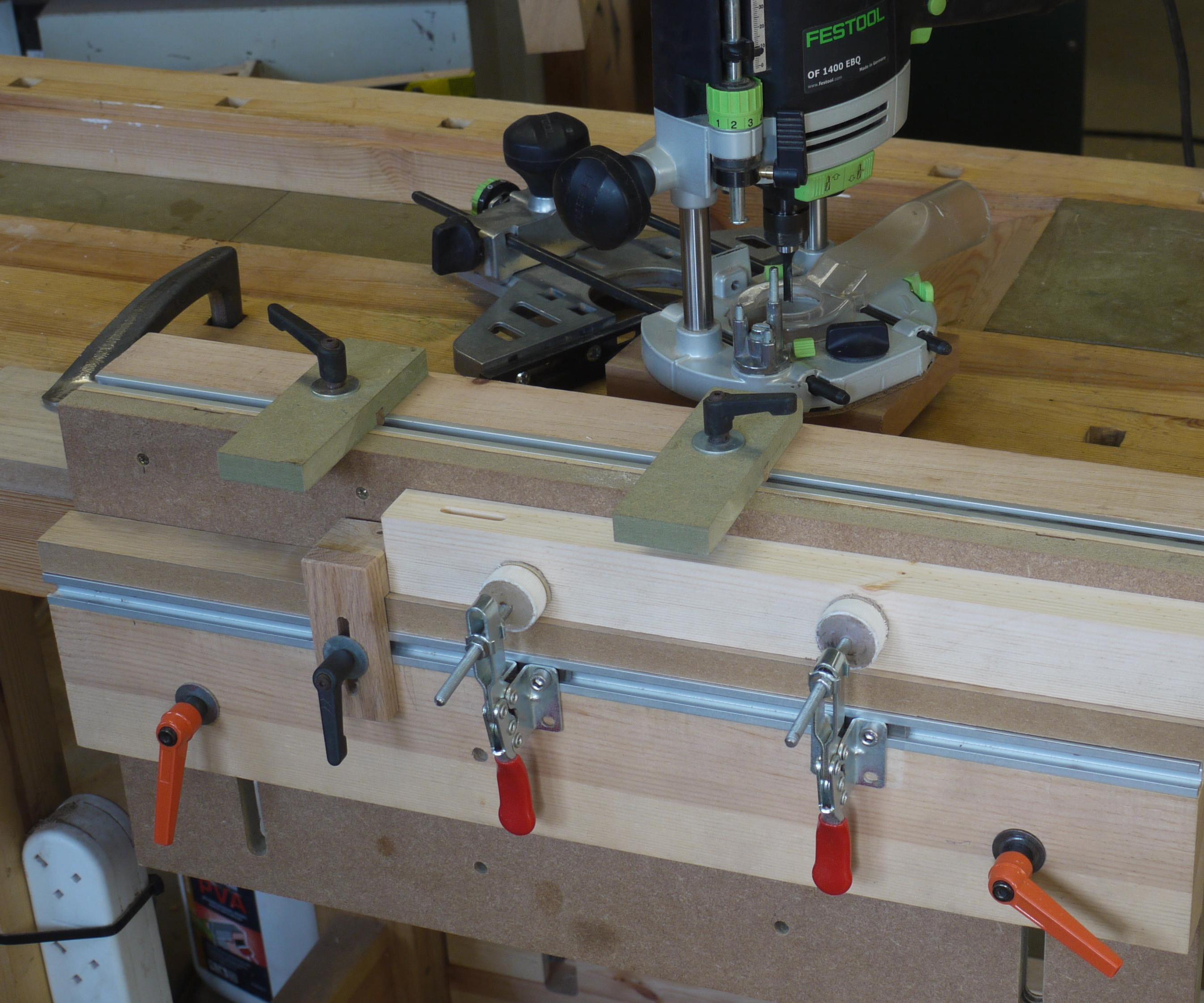 Versatile Router Mortising Jig