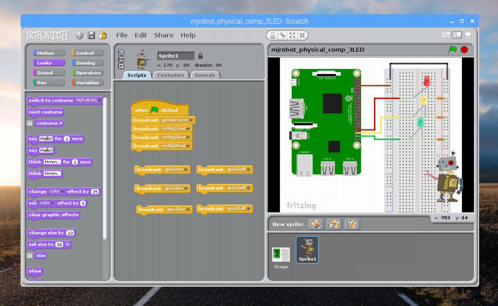 Physical Computing - Scratch for Raspberry Pi : 17 Steps (with Pictures ...