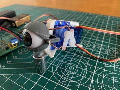 Assembling the Animatronic Eye