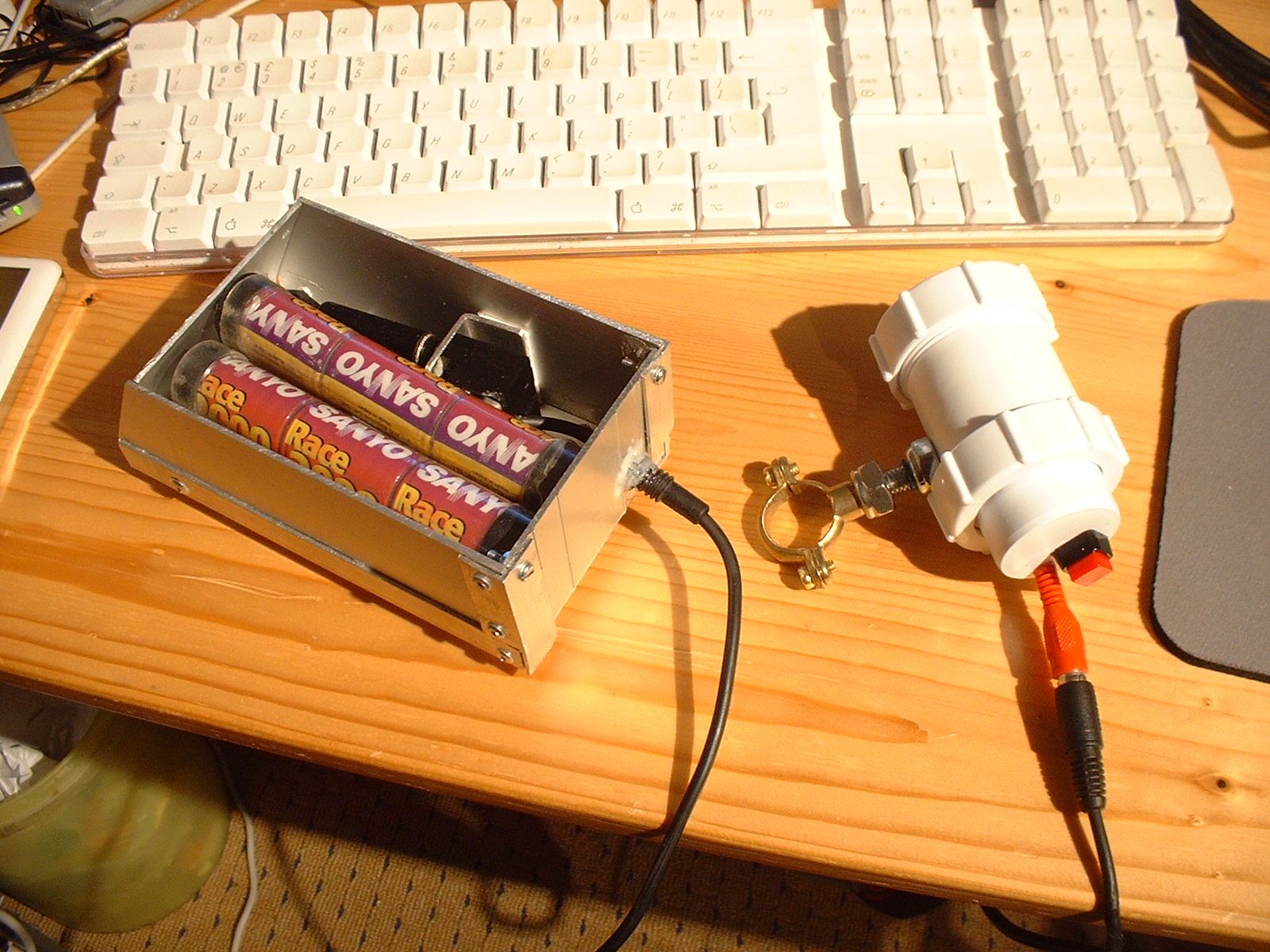 Homemade Halogen Bike Light