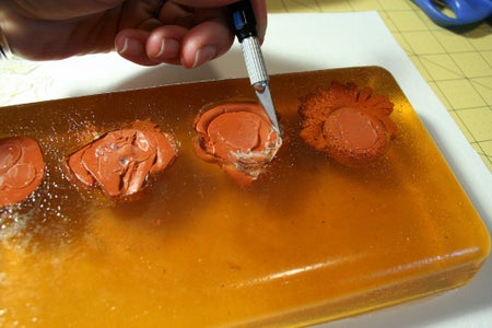 Let Mold Cool and Remove Sculptures. 