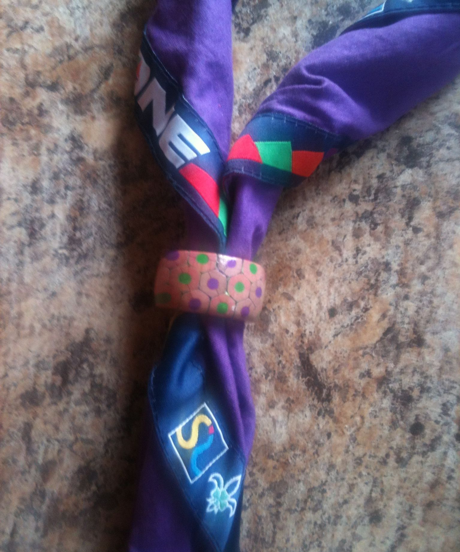 Colouring Pencil Woggle (Neckerchief Slide)