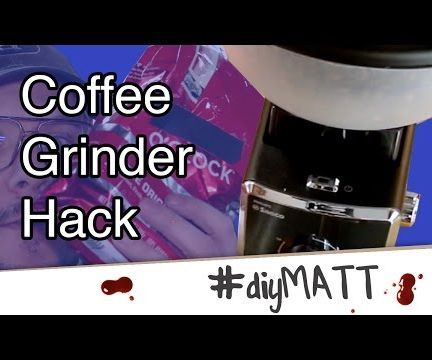 Coffee Grinder Hopper Hack for More Bean Storage