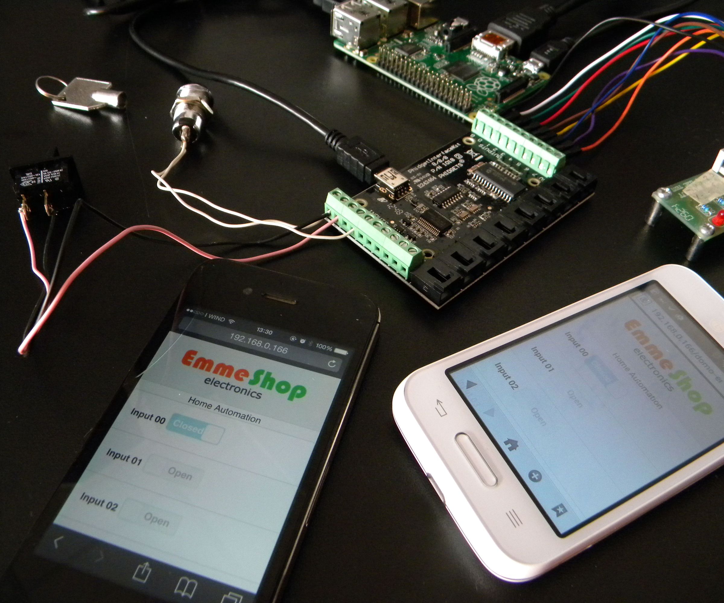 Home Automation Raspberry and Phidgets Part 2