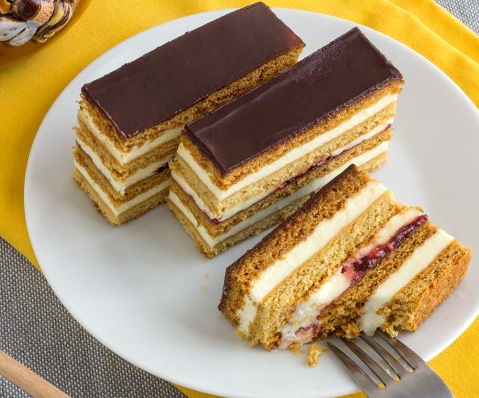 Petit Fours - Honey Cake Slices