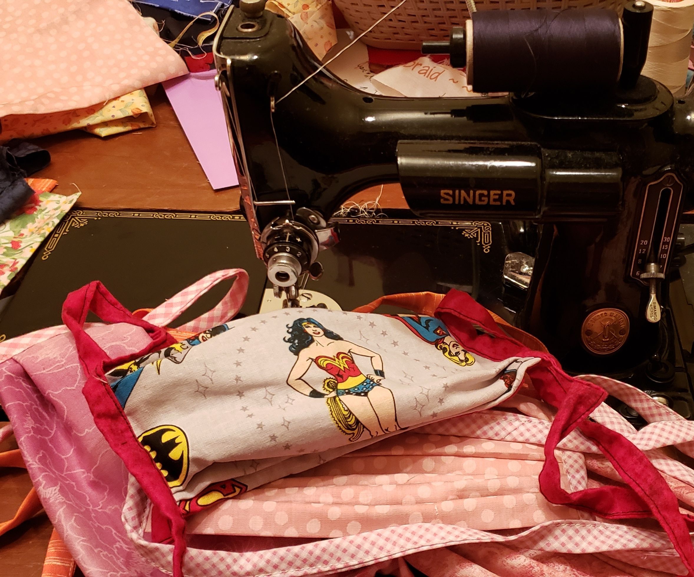 Angela’s Face Mask With Filter Pouch & Nose Wire Pouch