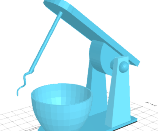 HOW TO CREATE a 3D STAND MIXER IN 3D MODELLING SOFTWARE