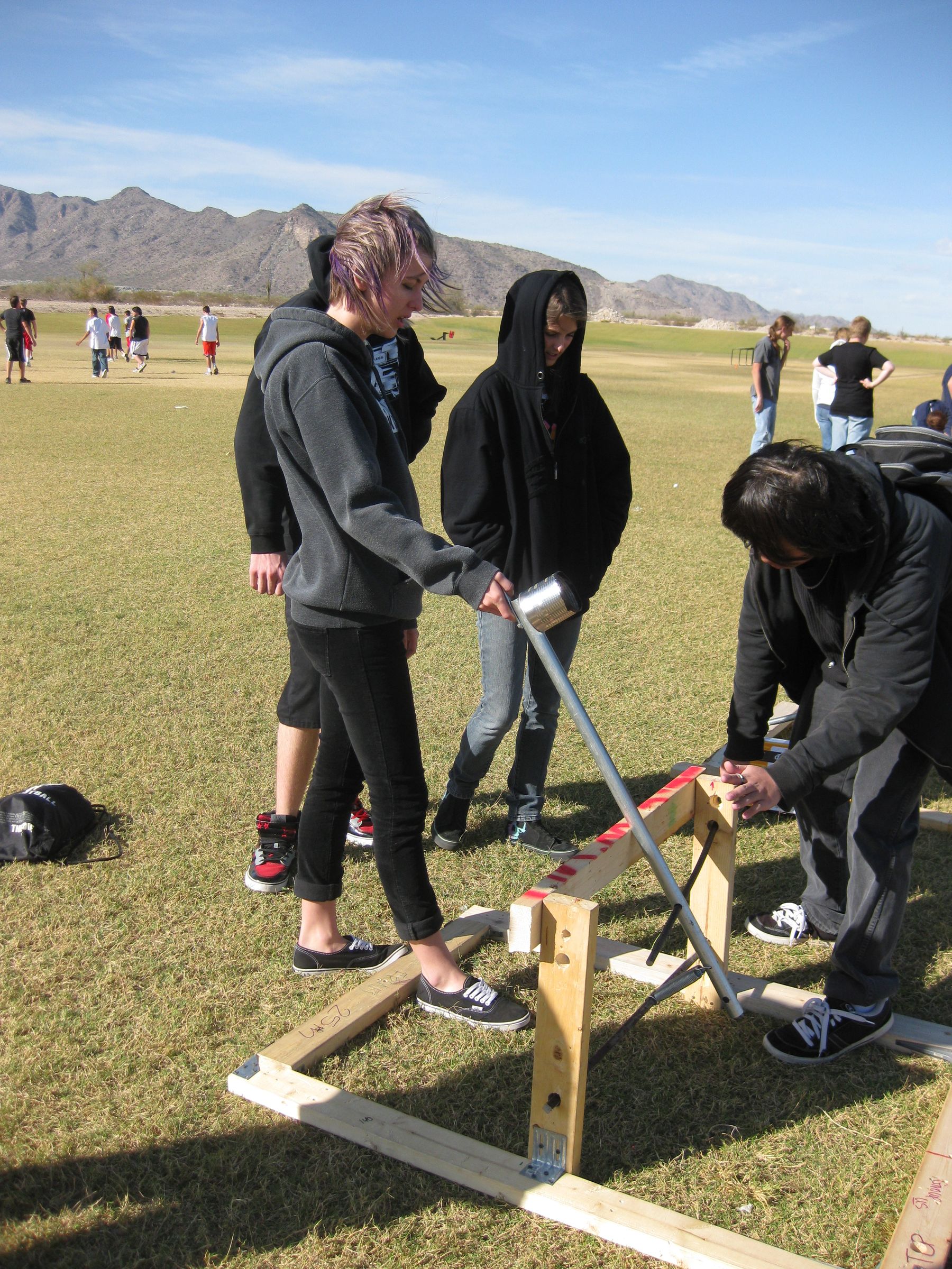 An Awesome Catapult That Was Made in Class!