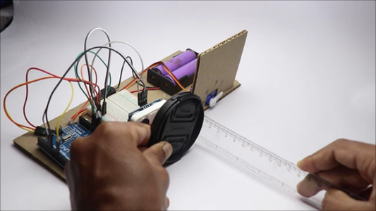 Arduino Distance Measuring Device in a Easy Way : 5 Steps (with ...