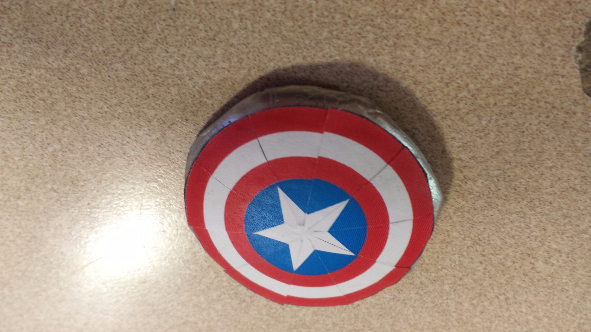 Diy Mini Captain America Shield : 6 Steps (with Pictures) - Instructables