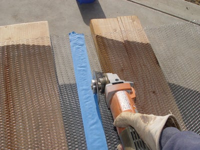 Apply the Stucco Mesh.