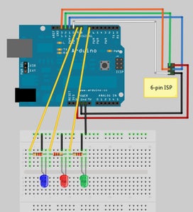 Making the Mega-isp Programmer on a Breadboard