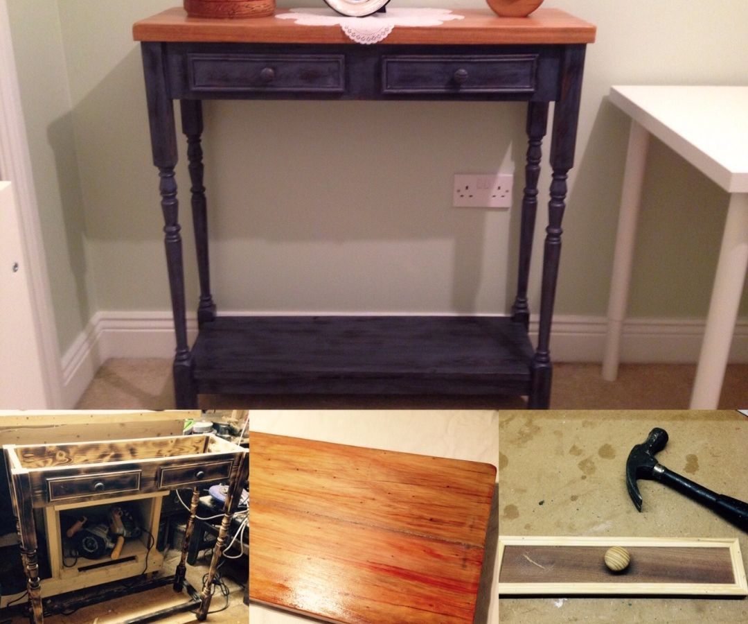 Reclaimed Parana Pine Entrance Table