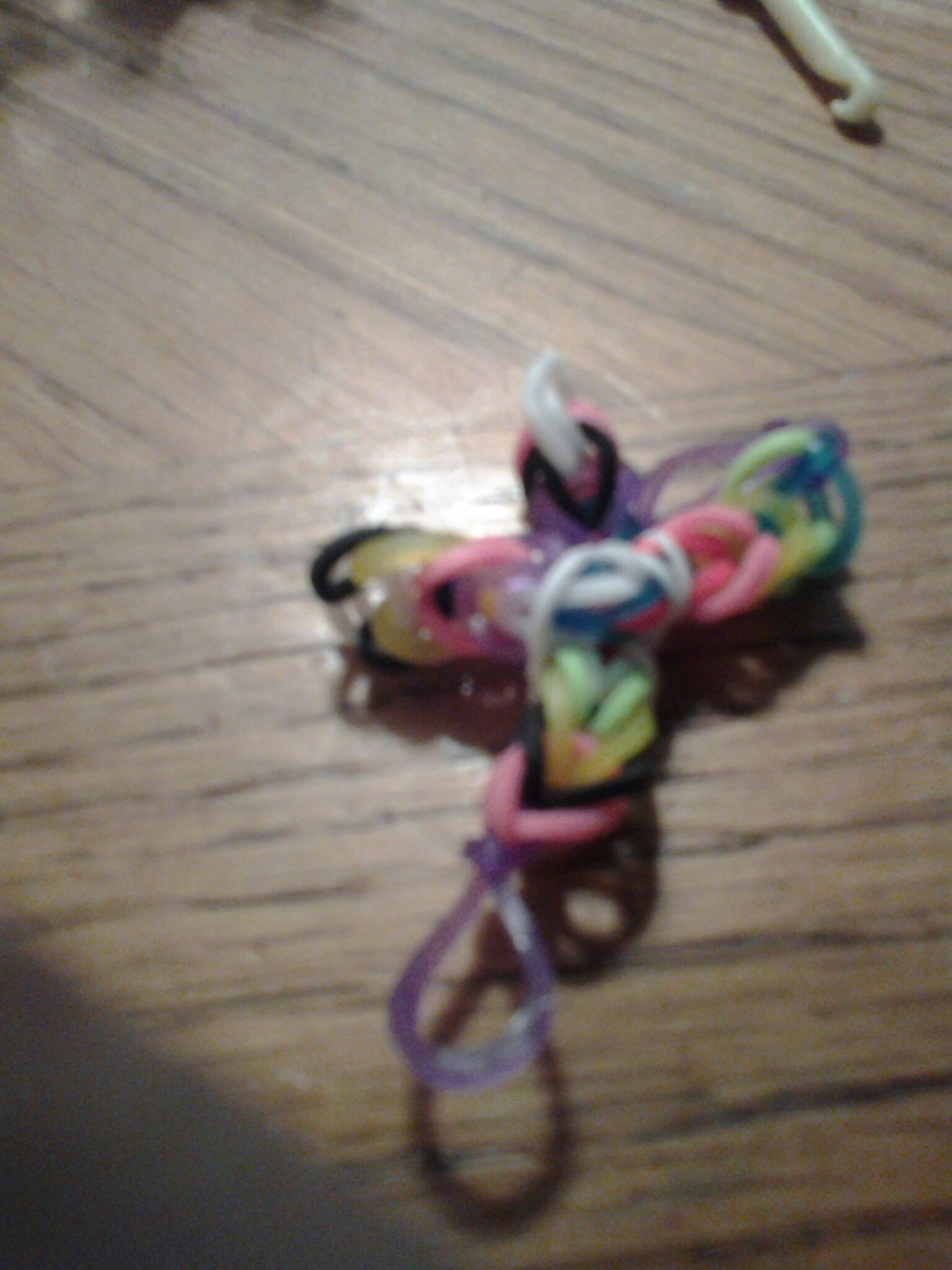 rainbow loom cross(for Christians)
