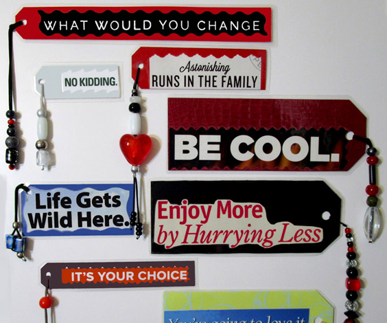 say it with  TAGS or BOOKMARKS