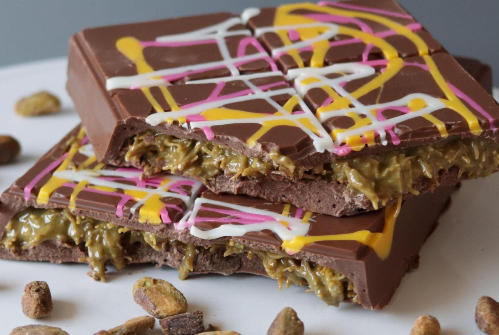 Homemade Dubai Chocolate Bar
