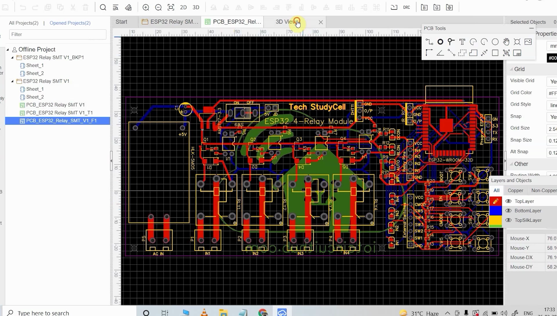 Design the PCB for This Smart Home System