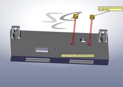 Assembly and Mount of the Display Frame Within the Turntable Base Part
