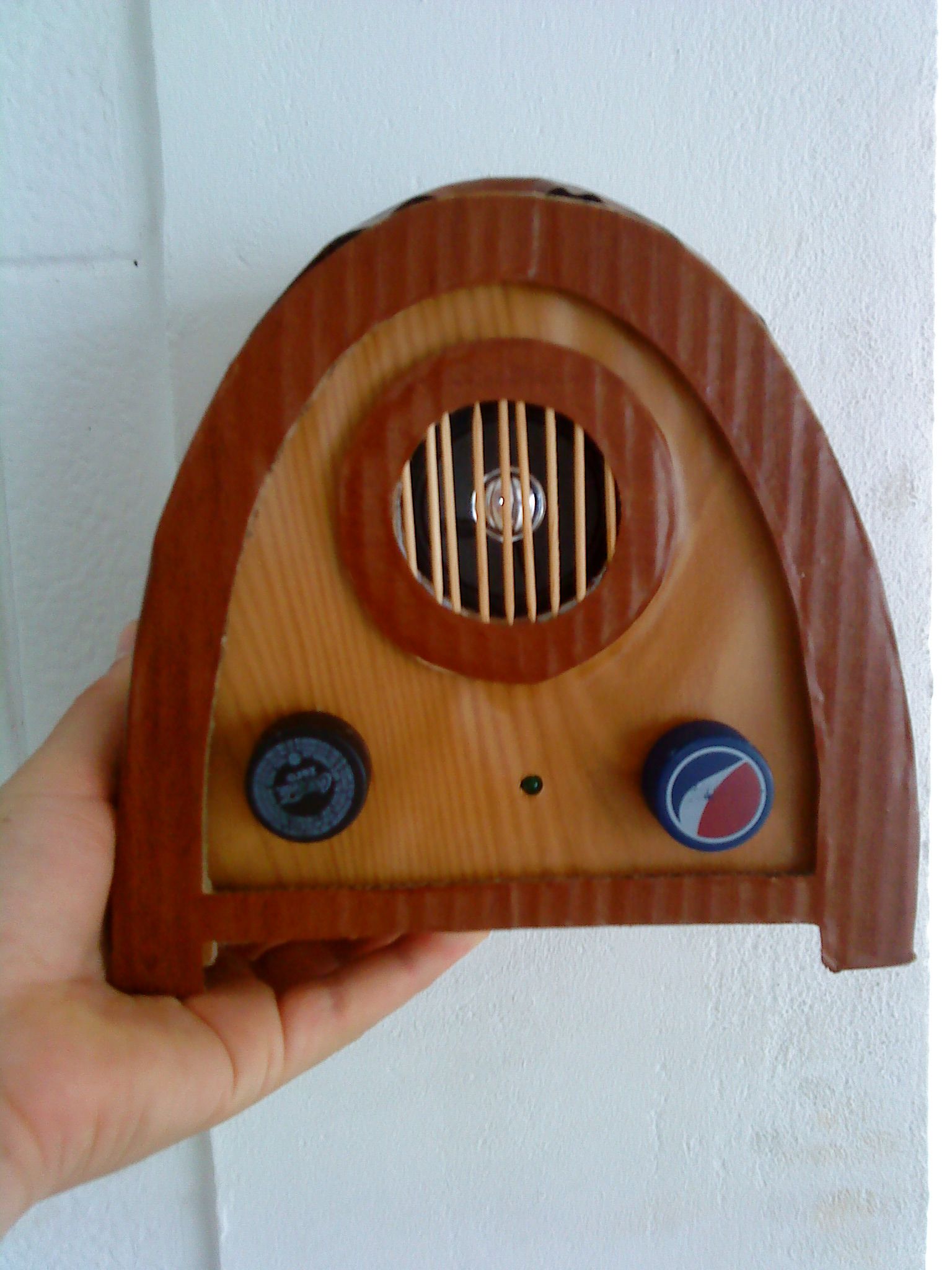 Recycled Cardboard Radio