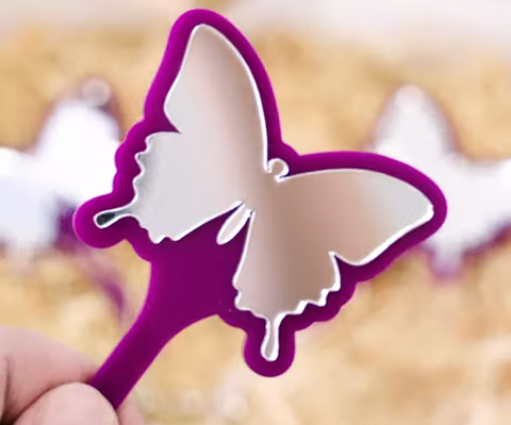 How to Make a Butterfly Portable Mirror