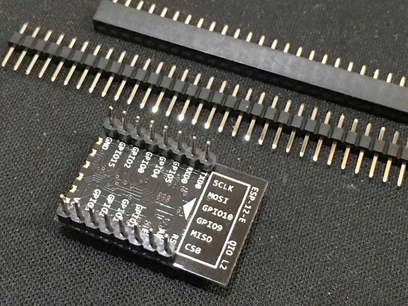 Connecting the ESP8266-12E