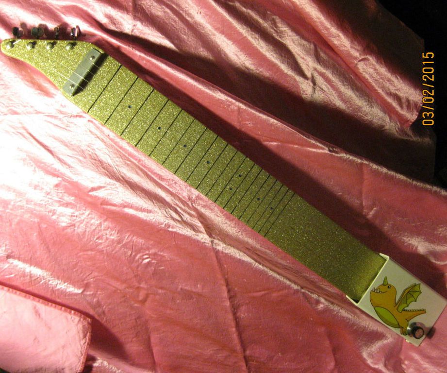 A Lapful of Scrap- a Lap Steel Guitar Made From Recycled Materials