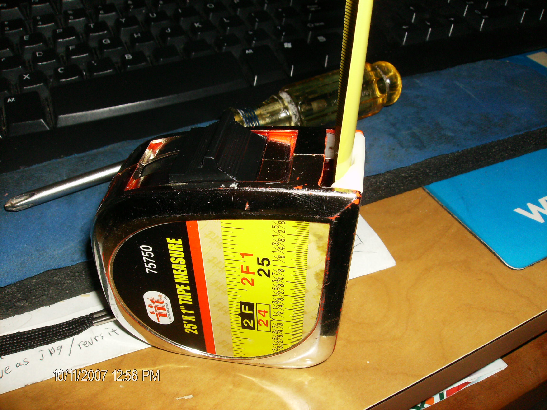 UPDATED Tape Measure Repair Added Repair for Lufkin Pee Wee (step 4