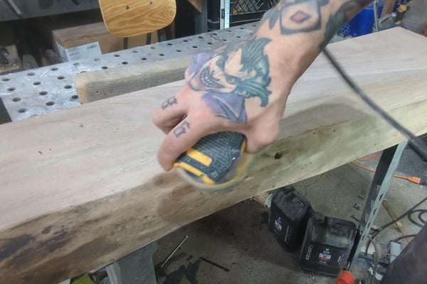 Clean Up the Milling Marks and Live Edge