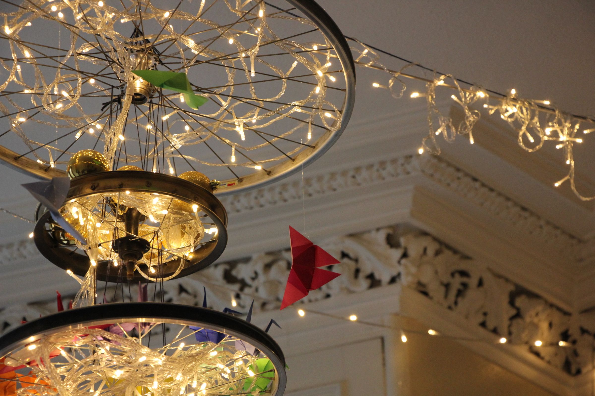 Bike Wheel Chandelier 6 Steps (with Pictures) Instructables