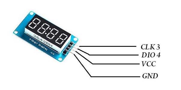 Arduino Nano TM1637 4 Digit Display DHT11 Temperature Humidity Sensor ...