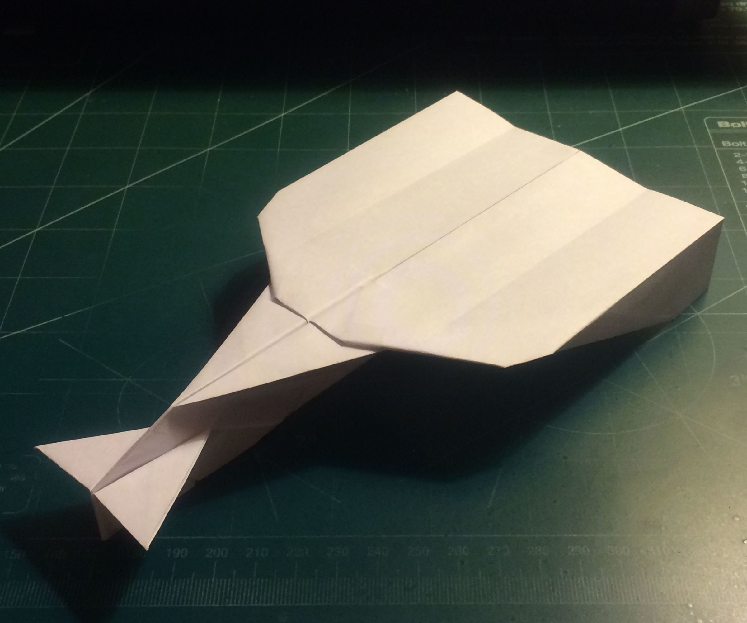 How to Make the Super StarVulcan Paper Airplane